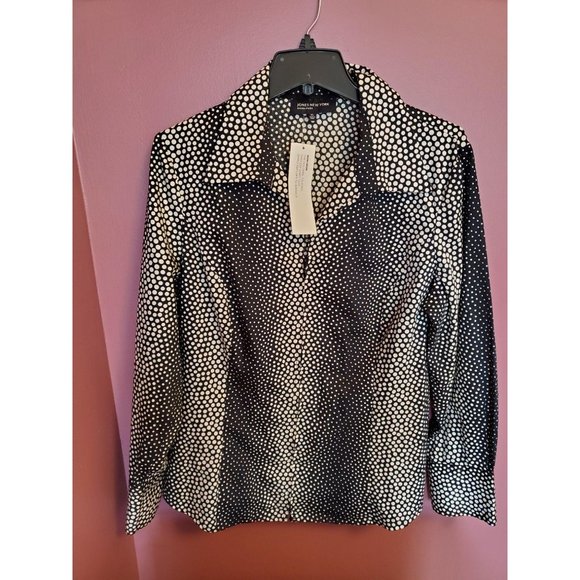 JONES NEW YORK SIGNATURE BLOUSE - Picture 1 of 7